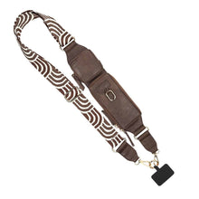 Load image into Gallery viewer, Zip &amp; Clip RFID Strap: Espresso (Hardware: Gold)
