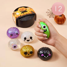 Load image into Gallery viewer, 1Halloween Glitter Steamed Bao Bun Dumpling Squeeze Squishy Stress Relief Toy
