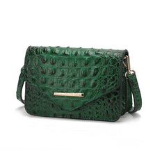 Load image into Gallery viewer, MKF Vanta Women&#39;s Saddle Crossbody Fashion Handbag.: Green
