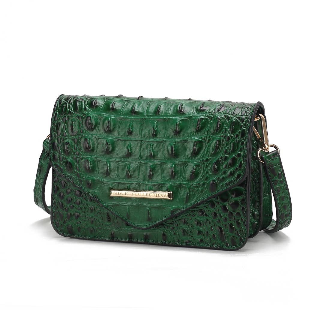 MKF Vanta Women's Saddle Crossbody Fashion Handbag.: Green