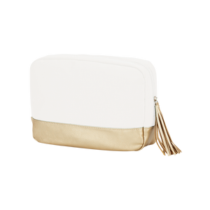 Creme Cabana Cosmetic Bag: Creme