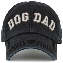 Load image into Gallery viewer, Dog Dad Washed Vintage Ballcap: BLK
