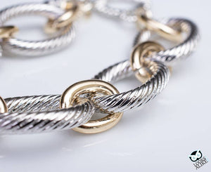 Designer Style Link Bracelet