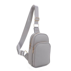 Double Pocket Sling: Gray