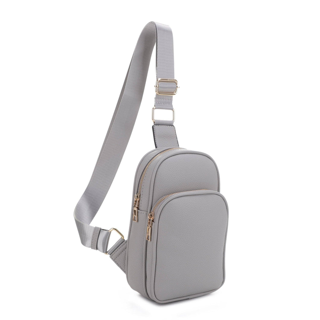 Double Pocket Sling: Gray