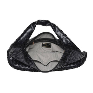Victoria Woven Hobo: Black