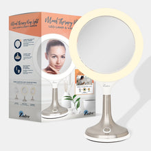 Load image into Gallery viewer, Mood Therapy Lighted Makeup Mirror with Magnification
