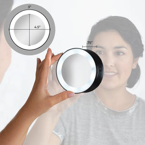 Zadro, Inc. - Mini Black Spot Mirror, 15X Magnification