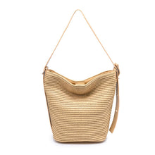Load image into Gallery viewer, Jessica - Straw Tote: Natural
