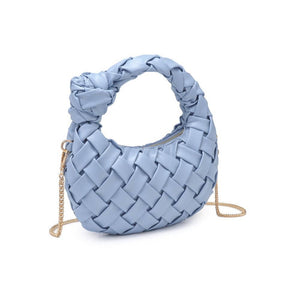 Nadia Woven Crossbody: Oatmilk