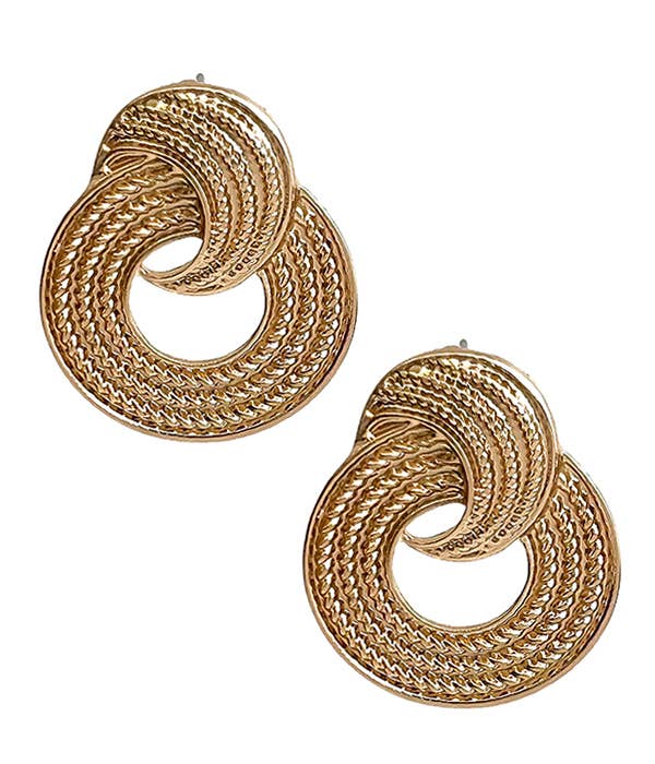 Vintage love knot earring
