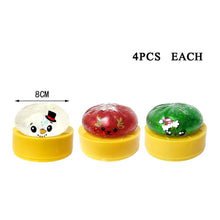 Load image into Gallery viewer, Glitter Christmas Mystery Squishy Dumpling Stress Relief Squishy Toy
