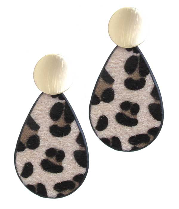 Animal drop earring