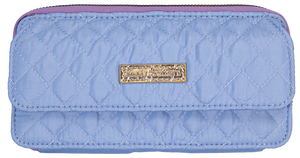 Simply Southern Crossbody Wristlet Wallet Iris Print Quilted