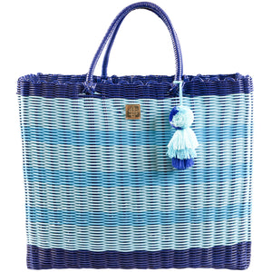 Simply Southern Large Key Largo Tote Blue