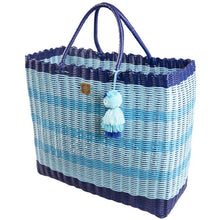 Load image into Gallery viewer, Simply Southern Large Key Largo Tote Blue
