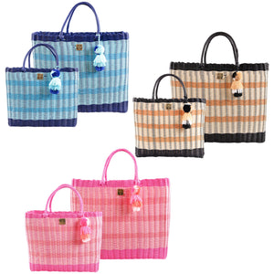 Simply Southern Large Key Largo Tote Blue