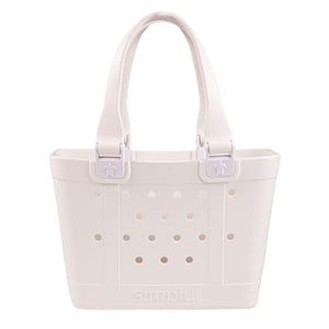 Simply Southern Mini Tote White – Crazy Ladies & More Inc.