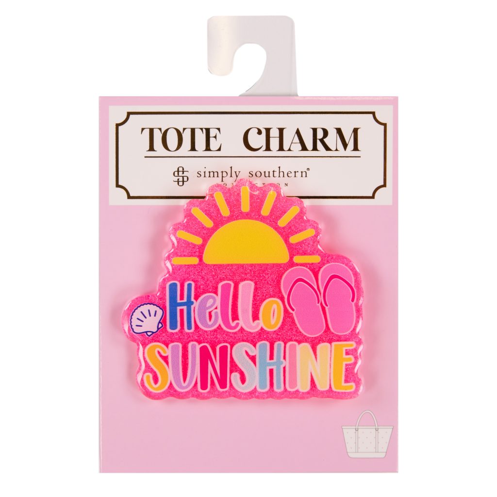 Tote Bag Charms Hello Sunshine Sales Finial