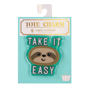 Tote Bag Charms Sloth Sales Finial