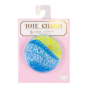 Tote Bag Charms Worry Less Sales Finial