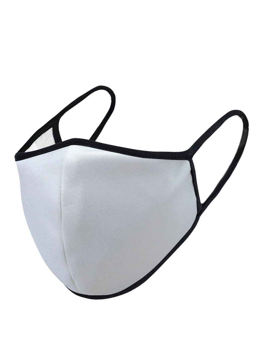 Solid Poly Cotton Washable and Reusable Face Mask