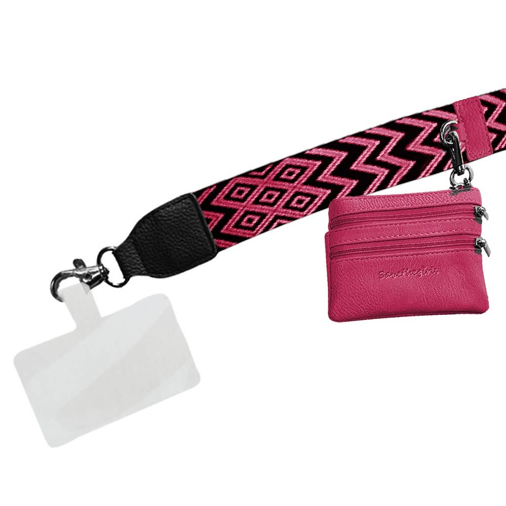 Clip & Go Strap with Pouch - Chevron Collection