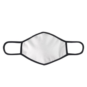 Black Gold Print Face Mask