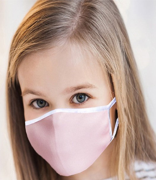ANTIMICROBIAL KIDS MASK- LIGHT PINK