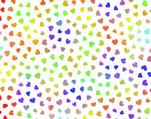 Load image into Gallery viewer, ANTIMICROBIAL KIDS MASK-MULTICOLOR HEARTS
