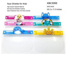 Load image into Gallery viewer, FACE-SHIELD-KIDS Pack of Six
