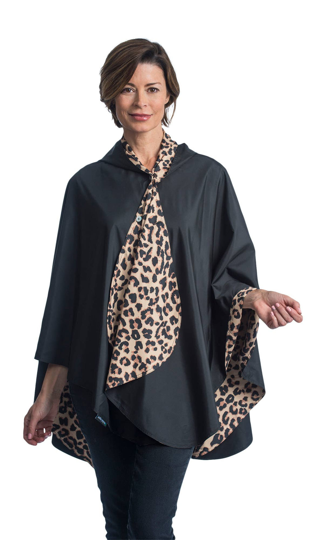 RainCaper - Black and Leopard RainCaper