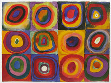 Load image into Gallery viewer, RainCaper - Fine Art RainCaper - Kandinsky &quot;Circles&quot; - Royal

