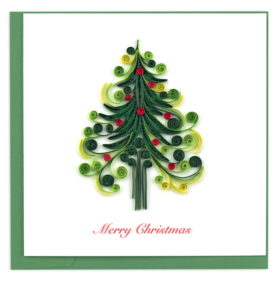Quilling Card - Christmas Tree