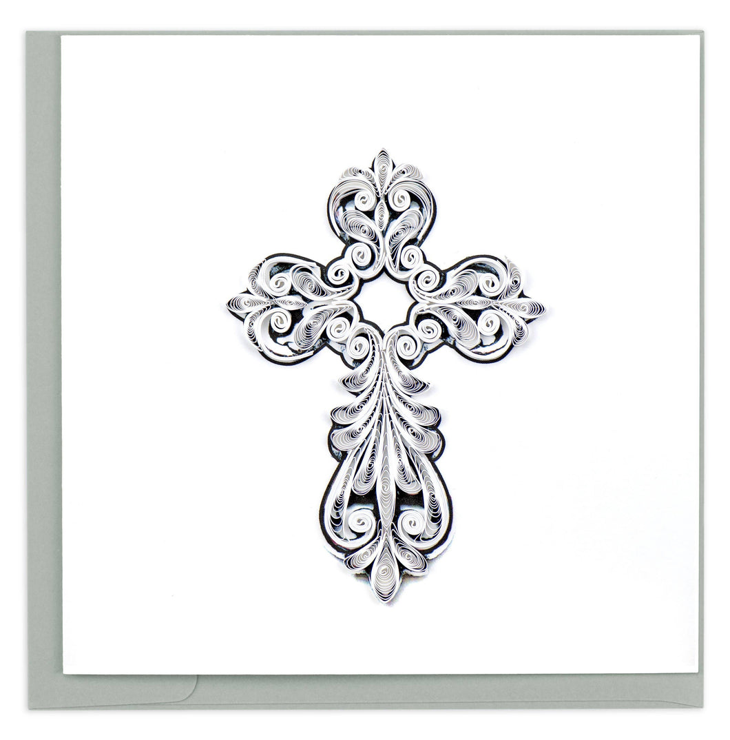 Quilling Card - Cross