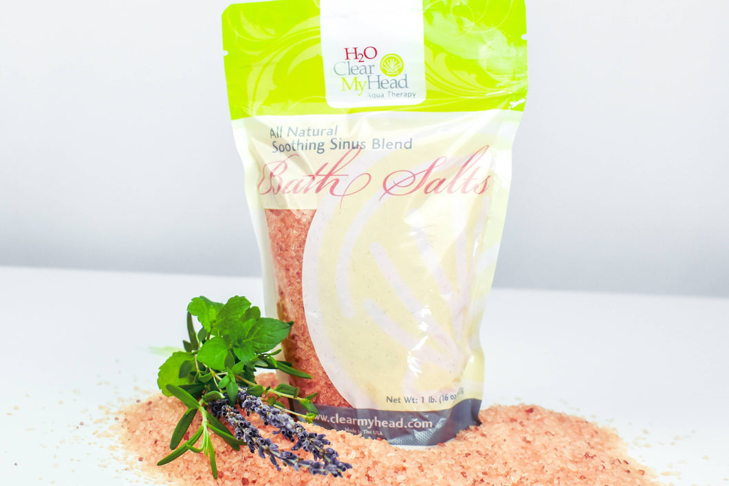 Clear My Head Ltd - Aqua Therapy 'H2O' Bath Salts In Stand Up Bag