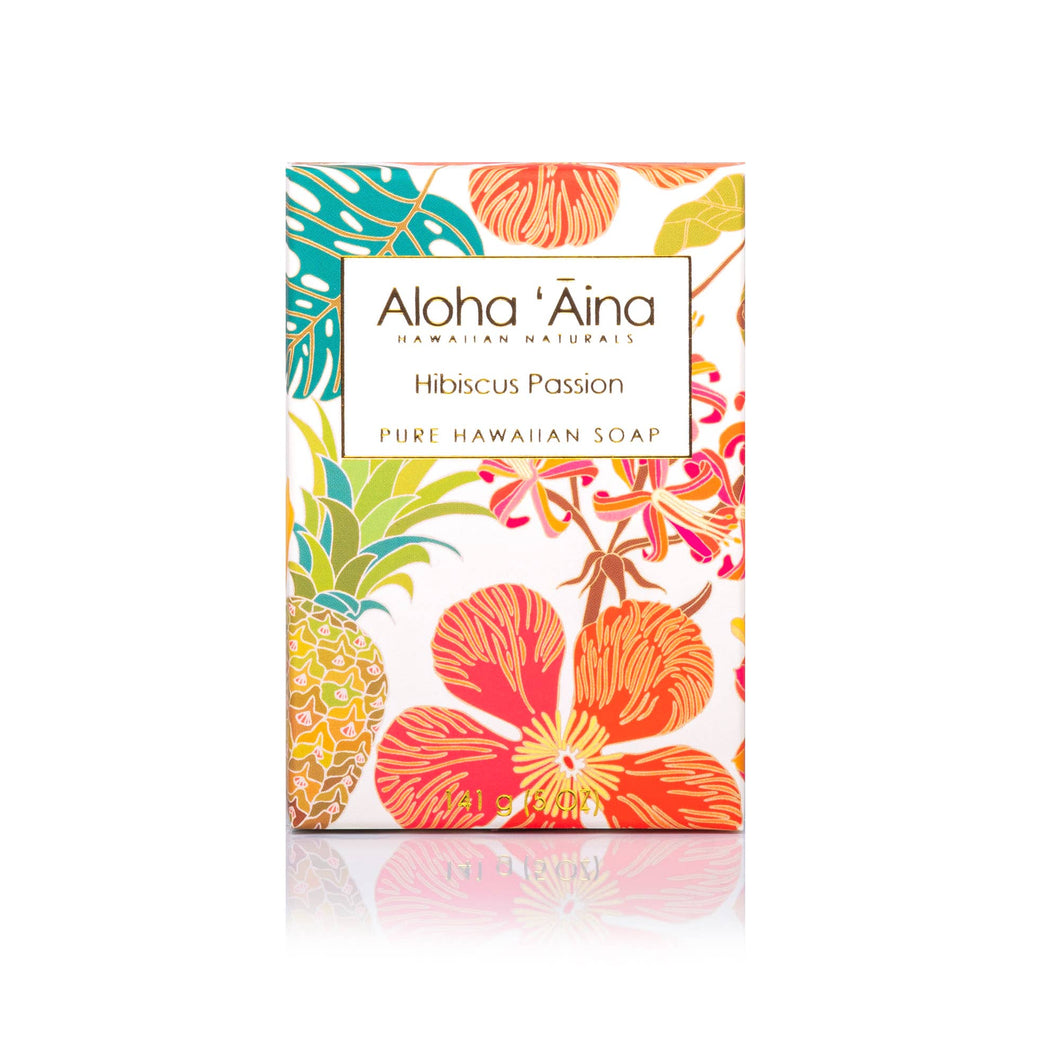 Maui Soap Co. - Aloha 'Aina – Hibiscus Passion Pure Soap