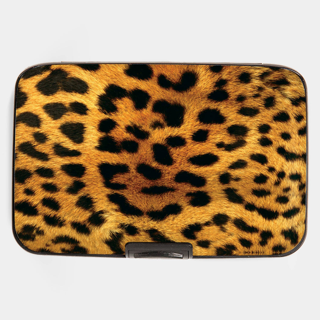 Monarque - Leopard Pattern Armored Wallet