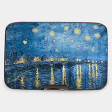 Load image into Gallery viewer, Monarque - Van Gogh - Starry Night Over The Rhone Armored Wallet
