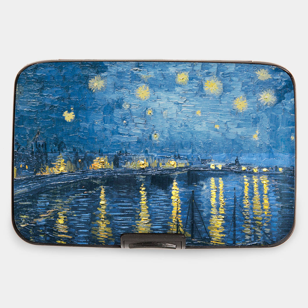 Monarque - Van Gogh - Starry Night Over The Rhone Armored Wallet