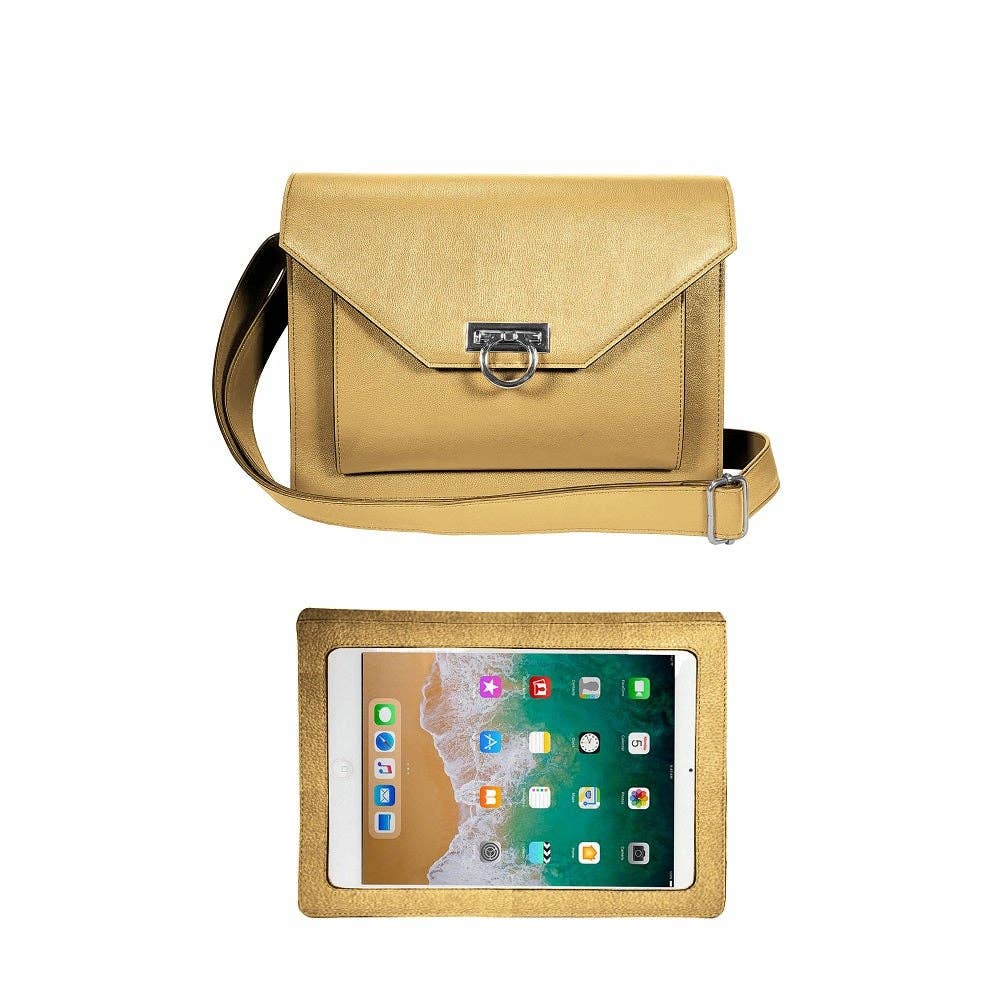 Save The Girls - Tablet Messenger Bag RFID Dijon