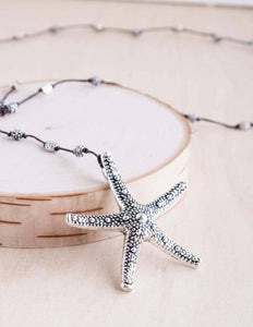 Bumpy Starfish Alloy Necklace