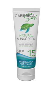 4oz Caribbean Sol Sunscreen SPF 15