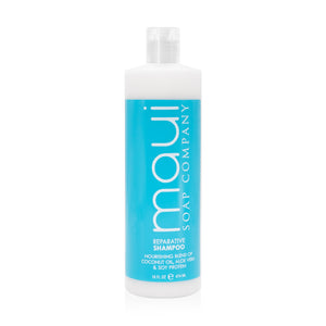 Maui Soap Co. - Coconut Shampoo with Coconut Oil, Soy Protein & Aloe Vera 16