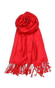 One Piece Red Color Fashion Pashmina Shawl Scarf