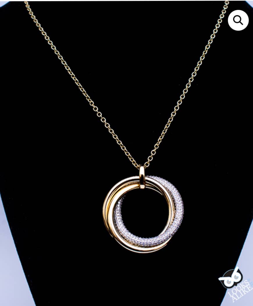 Reversible Circles Necklace