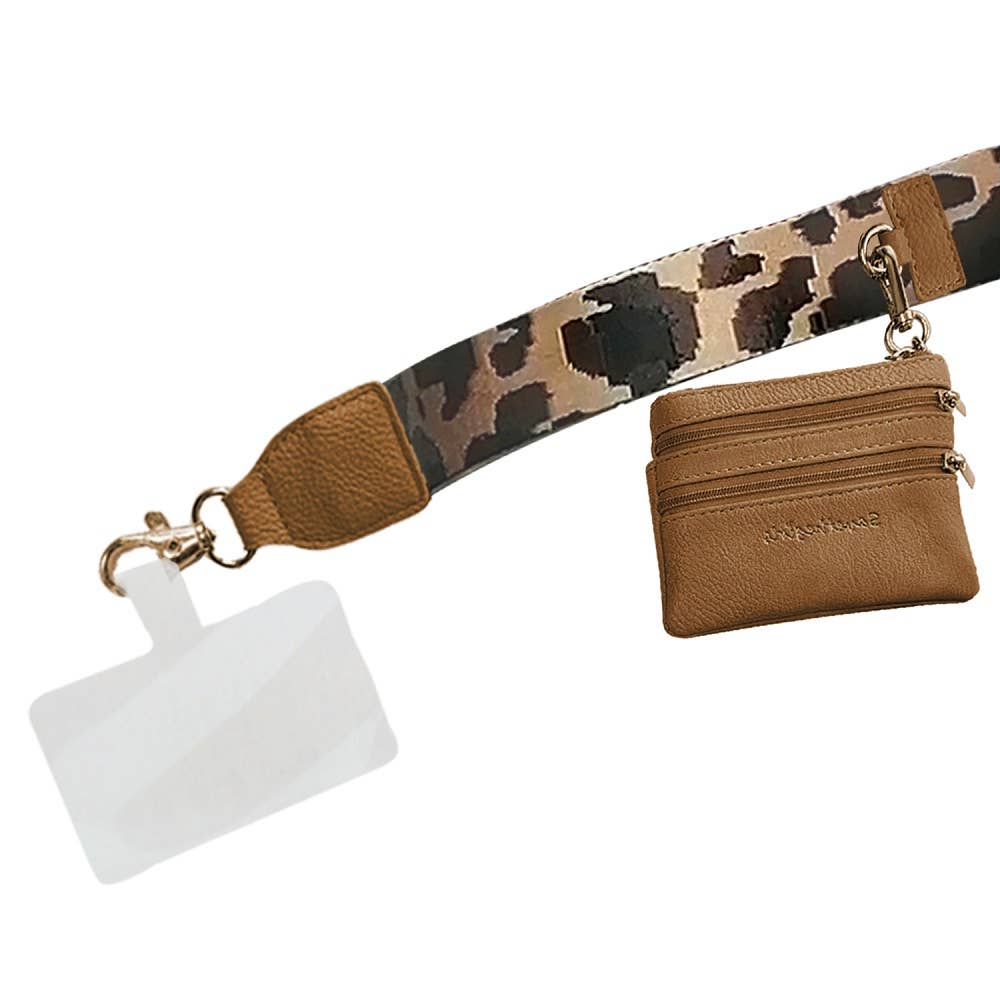 Clip & Go Strap with Pouch - Leopard Collection