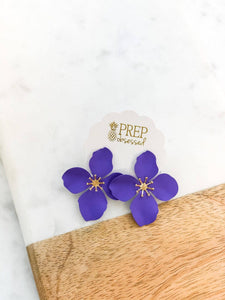 Prep Obsessed - Flower Statement Earrings