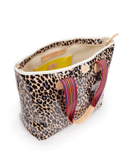 Load image into Gallery viewer, Consuela Zipper Tote, Blue Jag
