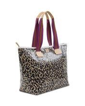Load image into Gallery viewer, Consuela Zipper Tote, Blue Jag
